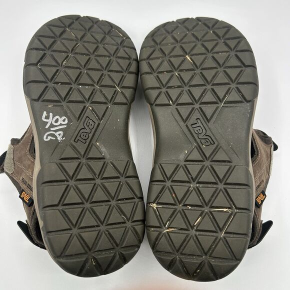 Teva Mens Langdon Sandals Brown 3 Strap Mens Size 9 Waterproof Leather 1015149 - Picture 11 of 13